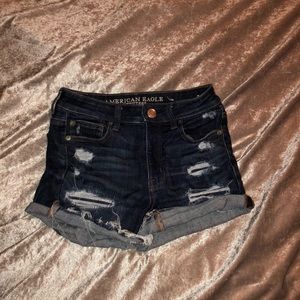 AE High Waisted Jean Shorts